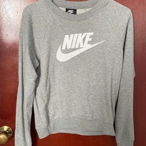 Grey Nike crew neck